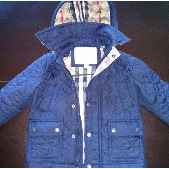 Kids Authentic Burberry Coat with Hood